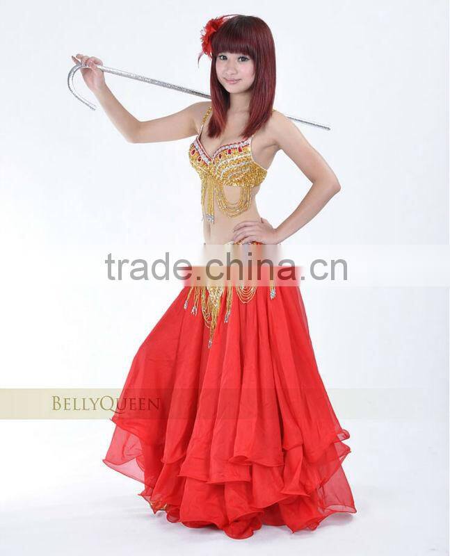 SWEGAL 2013 SGBDP13131 1color red fashion sexy belly dance modern skirts