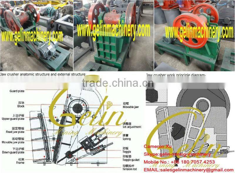 Good Quality Small jaw crushing equipment /Small size stone crushing equipment