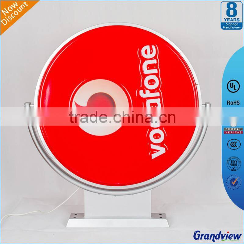 Customized Aluminium frame led outdoor advertising light box for telecom