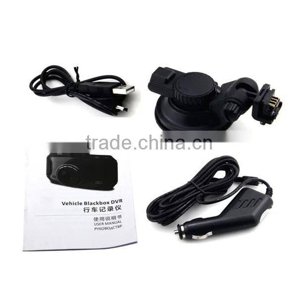 2015 hot selling 2.7 inch ambarella a7 hd car dvr