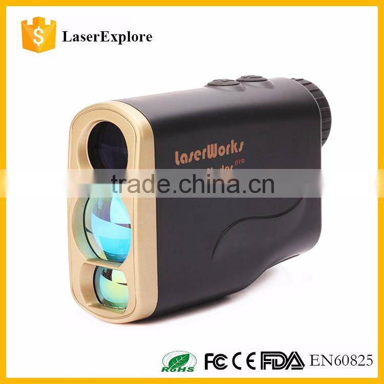 Top quality 8 modes 1000PRO range finder hunting with speed rangefinder/pinseeker/scan functions