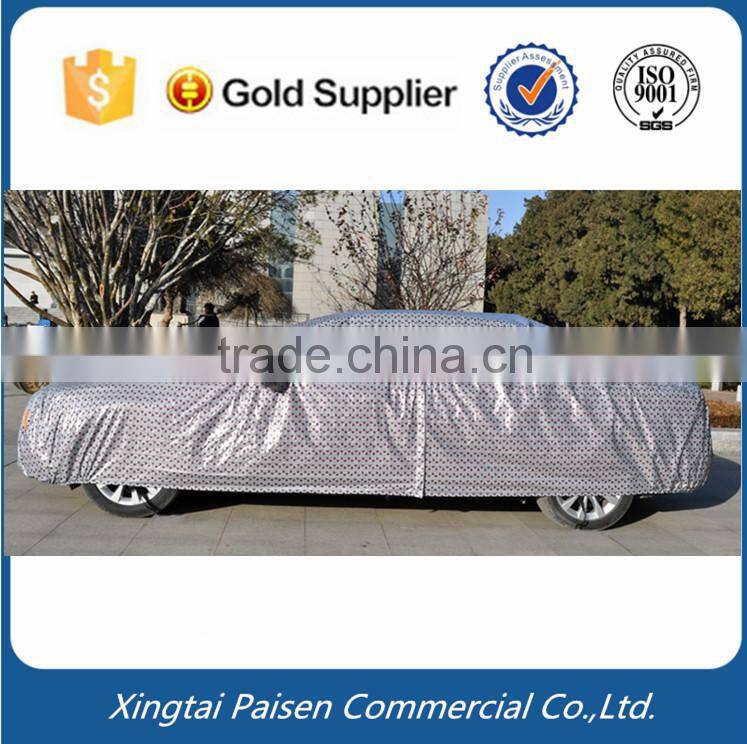 anti-sunshine aluminum film peva snow car cover/ big size car cover/anti uv peva car cover
