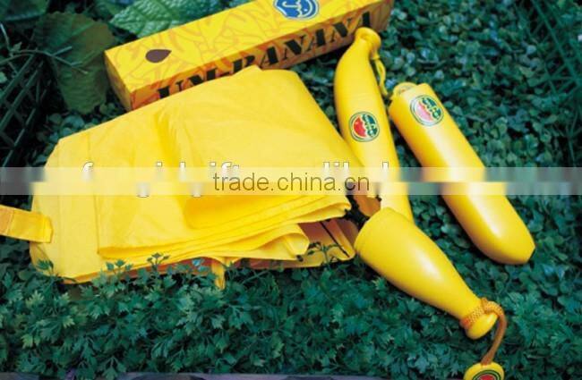 Hot Sell Unique Umbrella Sun And Rain Folding Umbrella banana Shape Umbrella