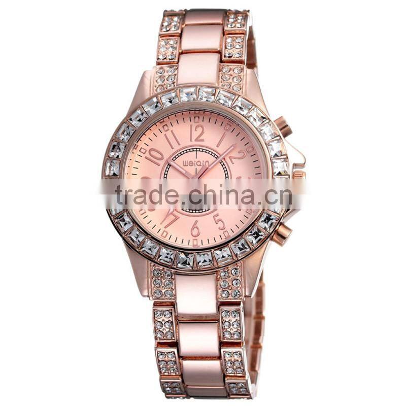2016 luxury large wrist womens diamond watch timepieces