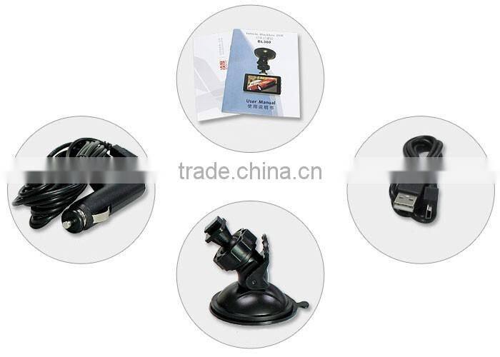 3.0" LTPS LCD 1080P Full HD 5.0MP 170 Degree Novatek 96220 Portable Car Camera