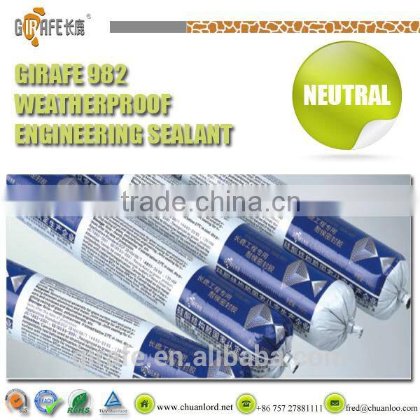 Girafe 982 Superior All Weatherseal Mastic Silicone Sealant