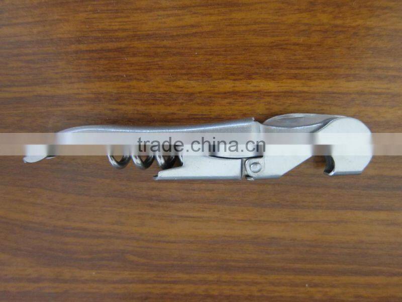 Multi-function waiters wine opener,Metal wine corkscrew with knife