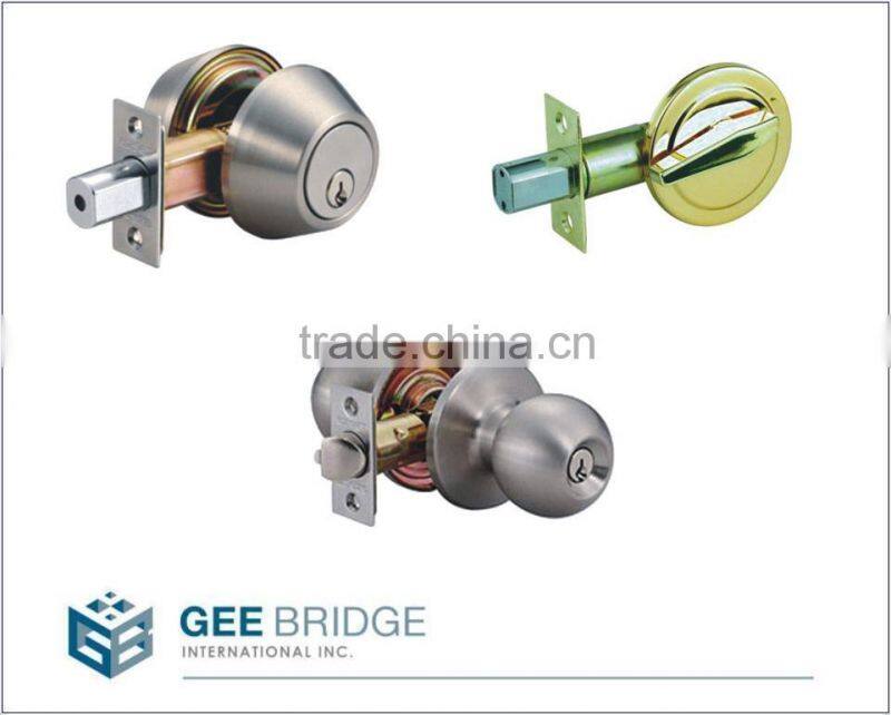 0110004 Die Cast Housing Security Door Rim Deadbolt Lock