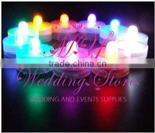 hot selling wedding led colored waterproof candle light