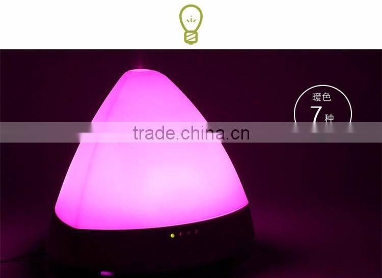 Home Office Living Room Aromatherapy Oil Diffuser With Charming Color Changing Light