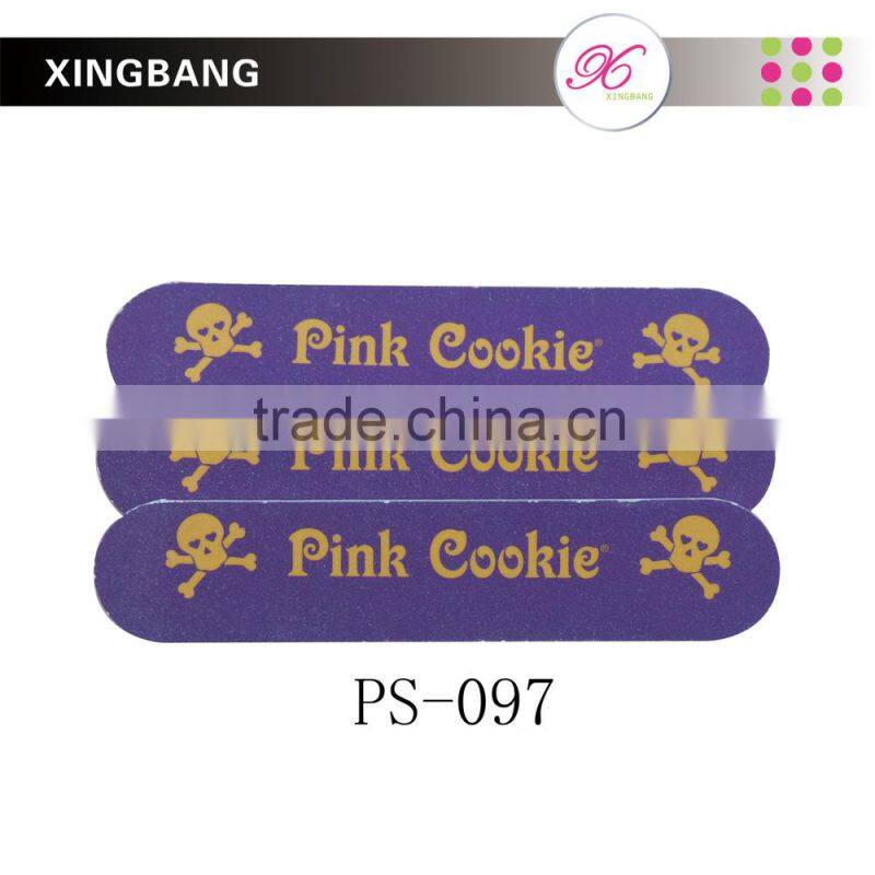 colorful nail file, emery board file for nail care with customizable design