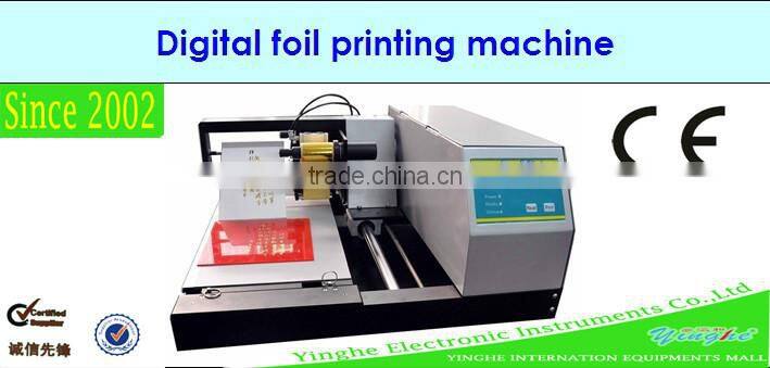 Full A4 size Digital gold foil printing machine hot sell in Guangzhou