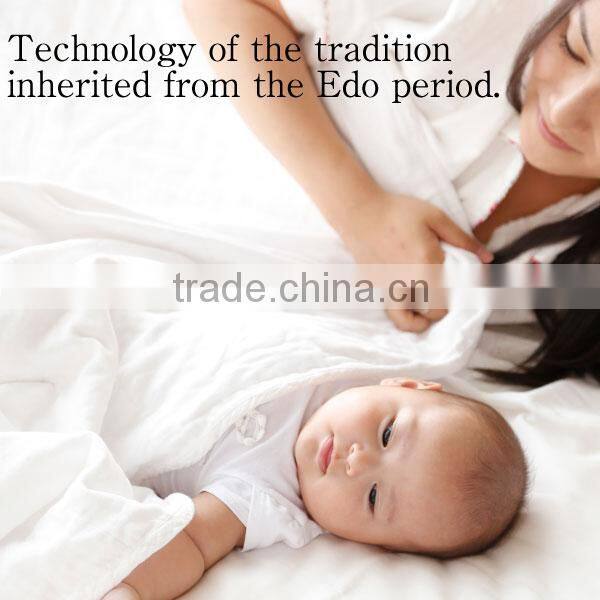 High quality soft cotton gauze fabric made in Japan for pajamas