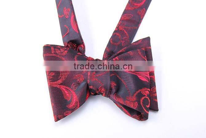 Cheap Red Self Tie Bow Tie