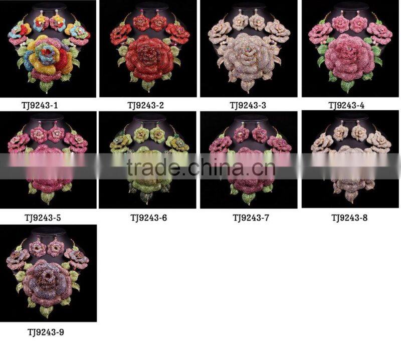 High quality royal blue french lace with hand work stones flower net lace embroidery with applique