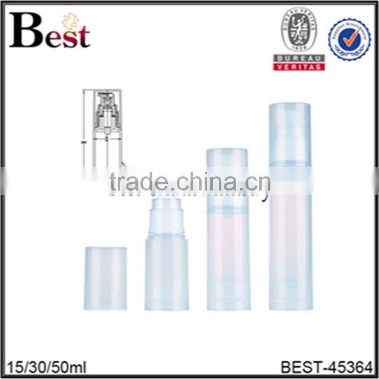 15ml 30ml 50ml foam airless bottle, vacuum lotion pump bottle