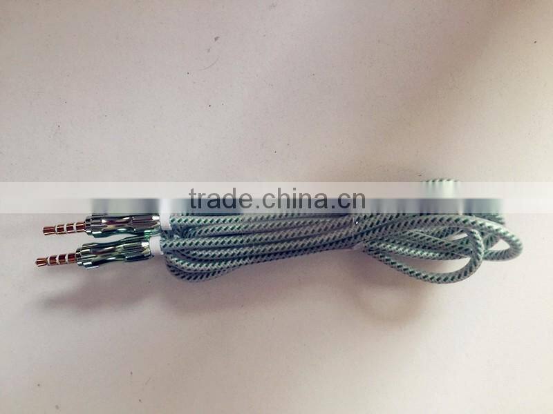 3.5mm male audio aux stereo jack cable