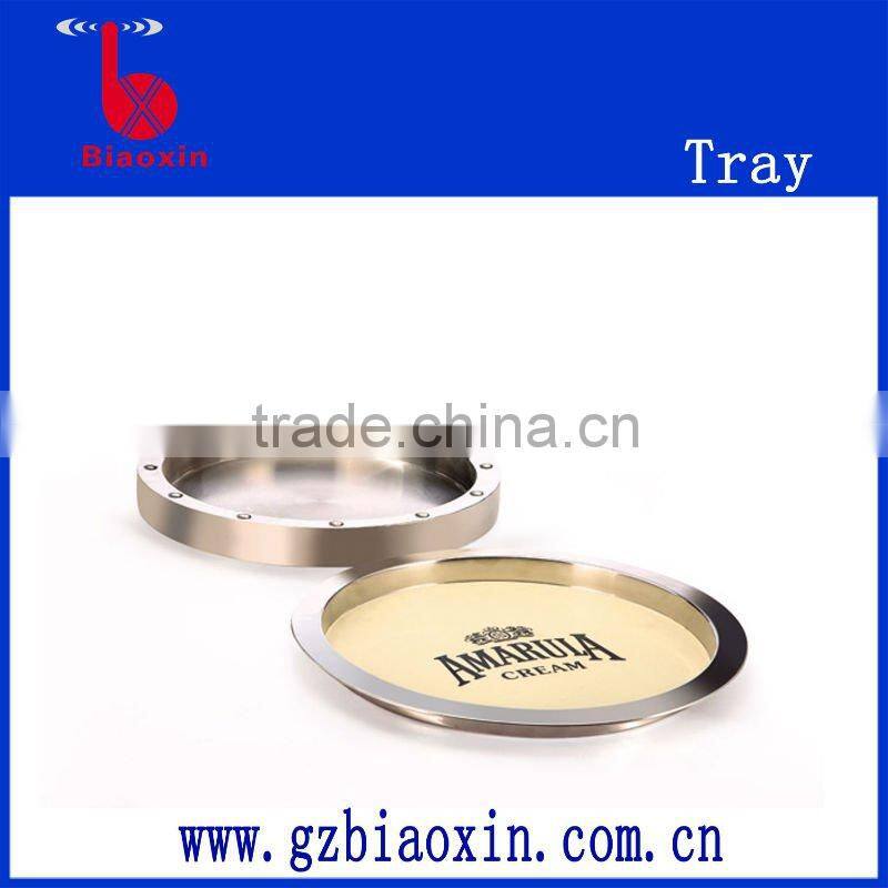 service tray or metal bar utensils ,stainless steel plates or pots