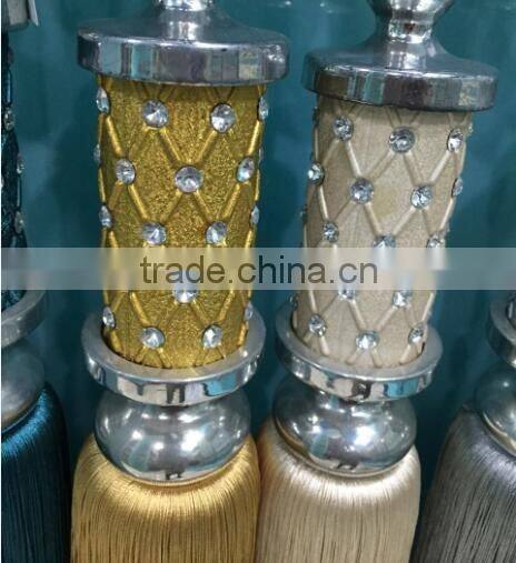 designer home decorative long tassel for curtains