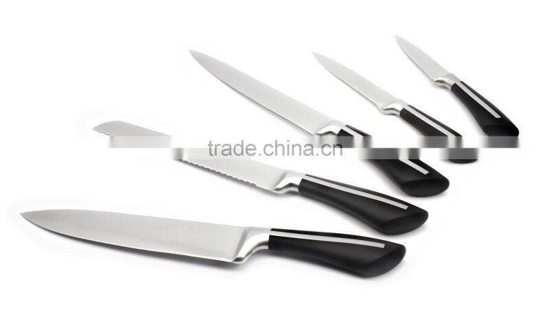 5pcs Forged Handle Kitchen Knife Set
