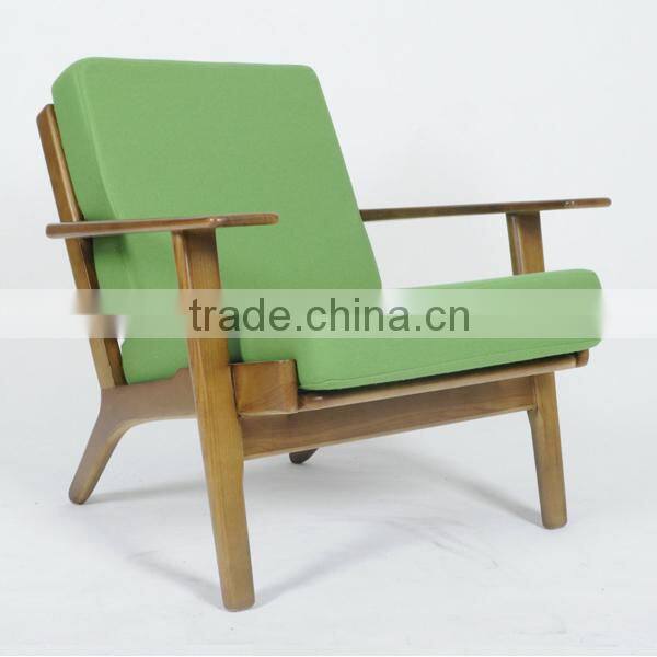 Hotel project furniture modern bedroom plank sofa chair