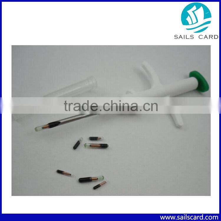 1.4 x 8mm Cylindrical Bio-glass Schott 8625 rfid animal glass tag