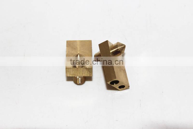 Hot Sale Ultimaker 2 UM2 one integrated nozzle copper nozzle For 3MM Size 0.4mm Print Head