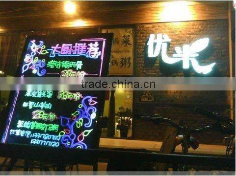 Crystal Acrylic LED writing board