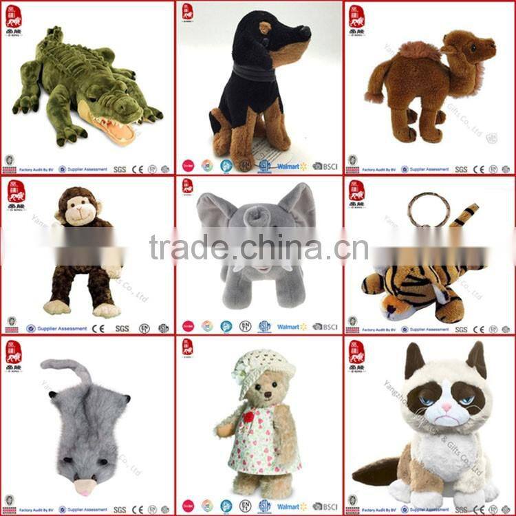 China manufacture baby education toy plush caterpillar toys