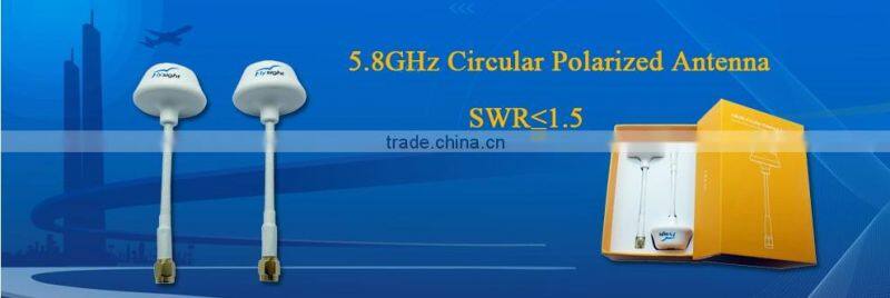 H157 5.8ghz fpv rc helicopter antenna Circular Polarized Colverleaf dual antennas