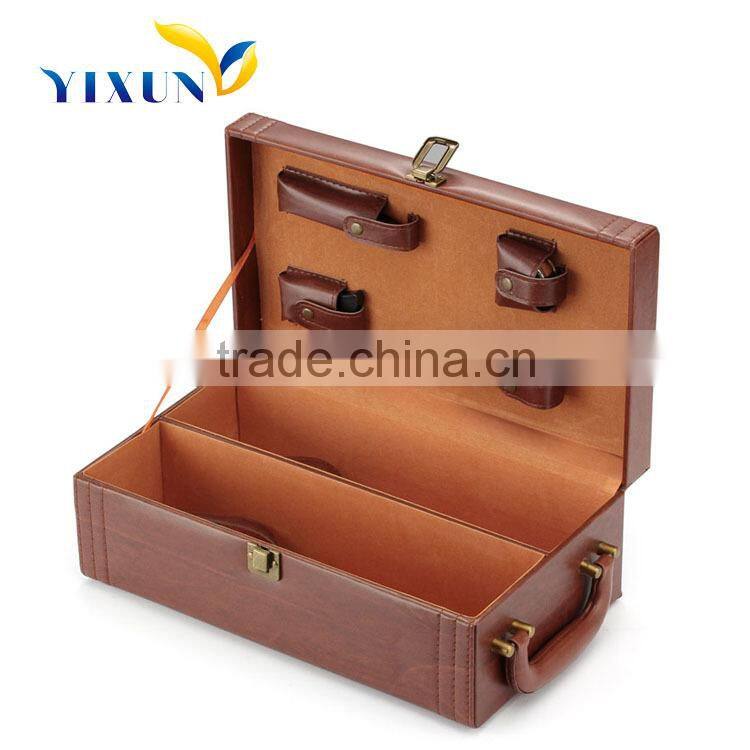 Handmade pine wood wine boxes/wine packaging box
