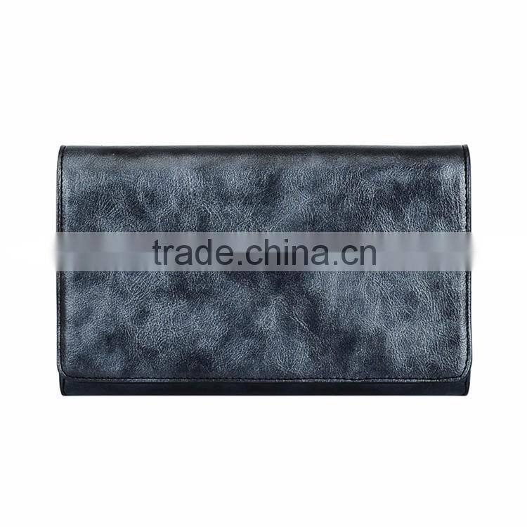 Factory Top Grade Quality Gold Lady Purses Messenger Bags Women PU Leather Clutch Bags