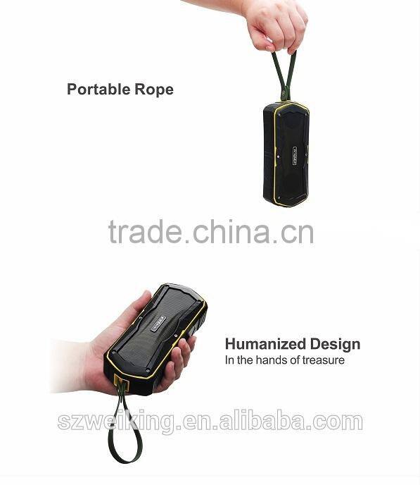 4.1 Bluetooth speaker with power bank function water resistent ipx67 4000mah Charger wireless BT speaker 10W