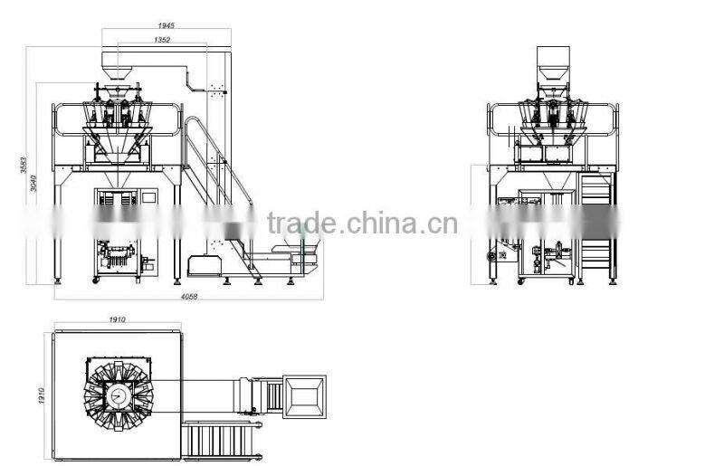 2016 New Good Reputation High Efficient Snack Food Packaging Machine