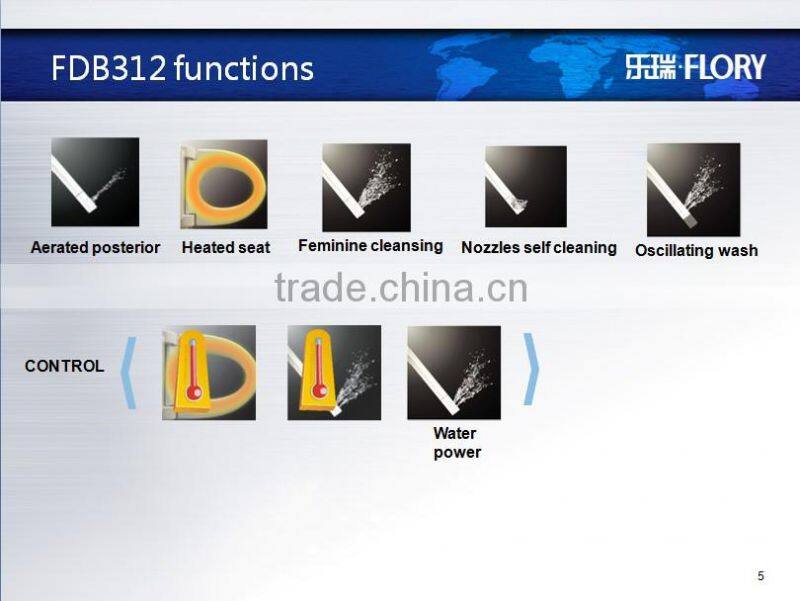 Chinese famous brand top sales cheap price electronic toilets seat
