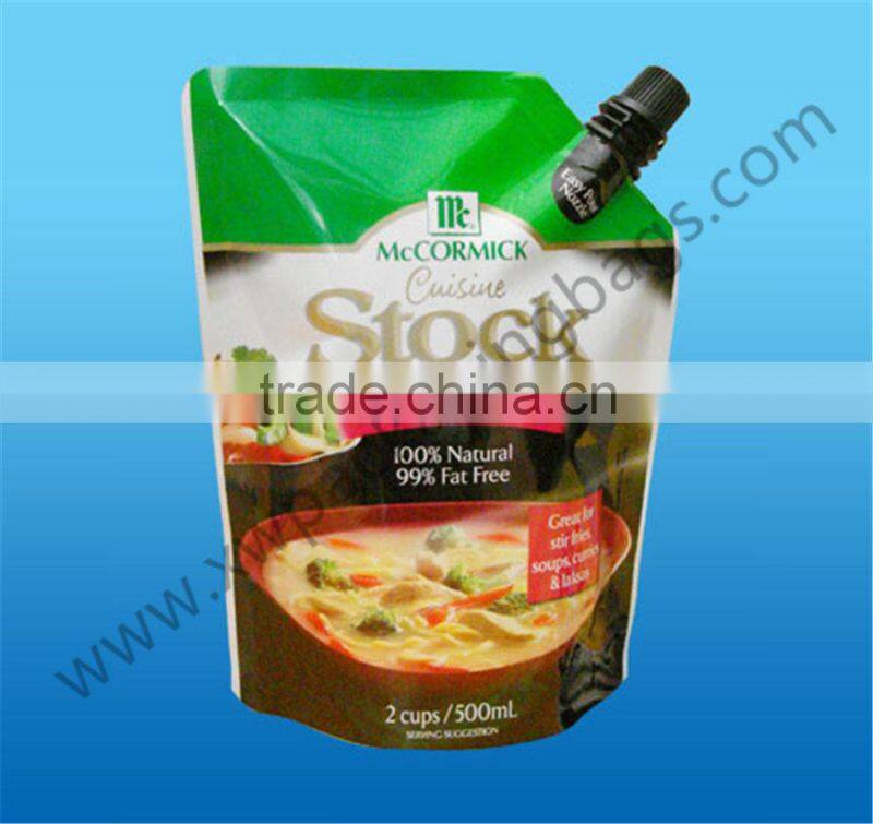 spout bag for beverage