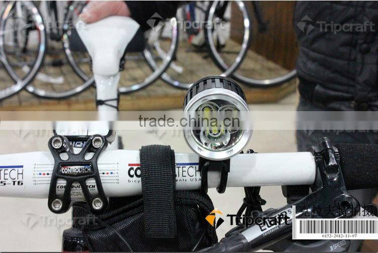 4000 Lumens 3x XM-L T6 LED Headlight 3T6 Headlamp Bicycle Bike Light Waterproof Flashlight