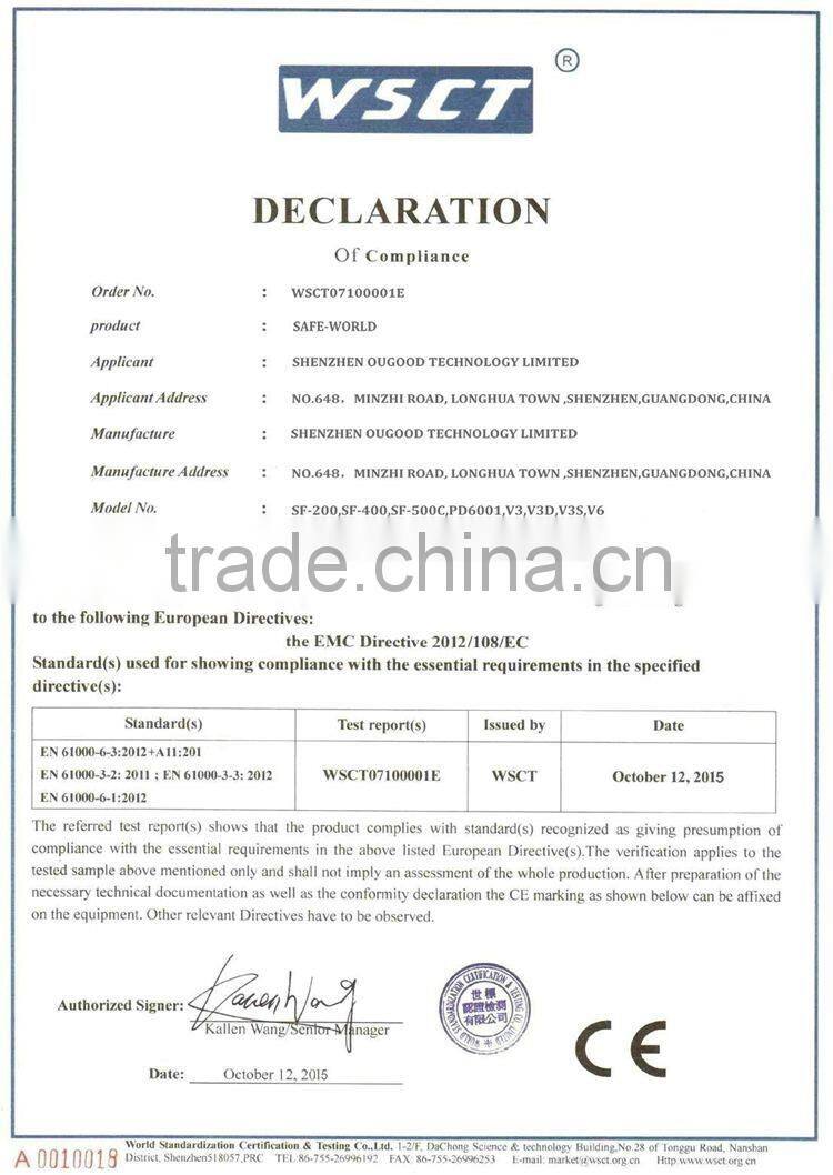 For home office waterproof smart wired doorbell with camera, Intercom System video door phone with digital color LCD for monitor