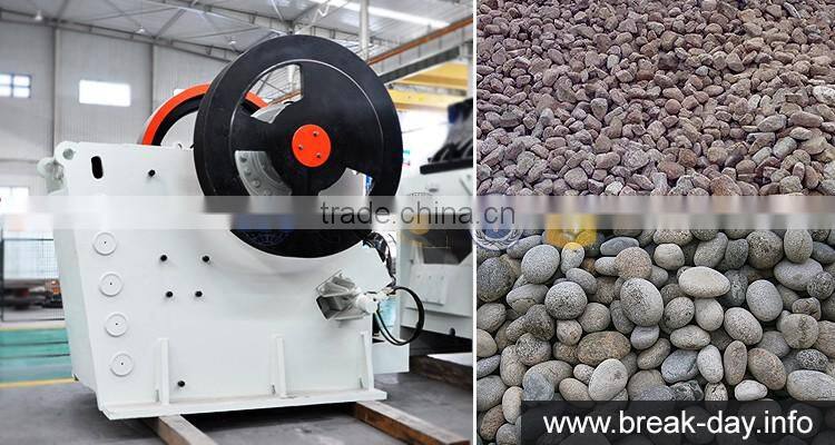 High capacity low cost European Type basalt rock jaw crusher