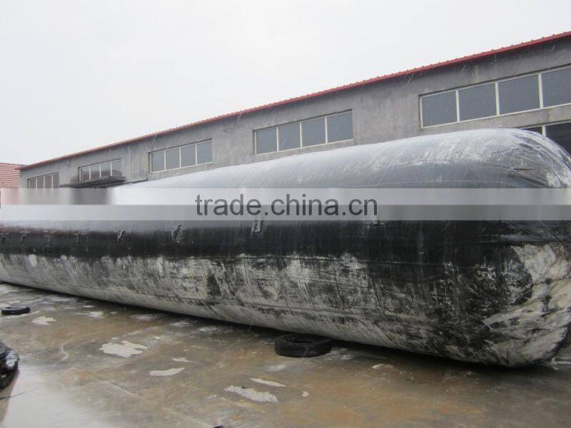 Air-filled rubber airbag for boat salvage