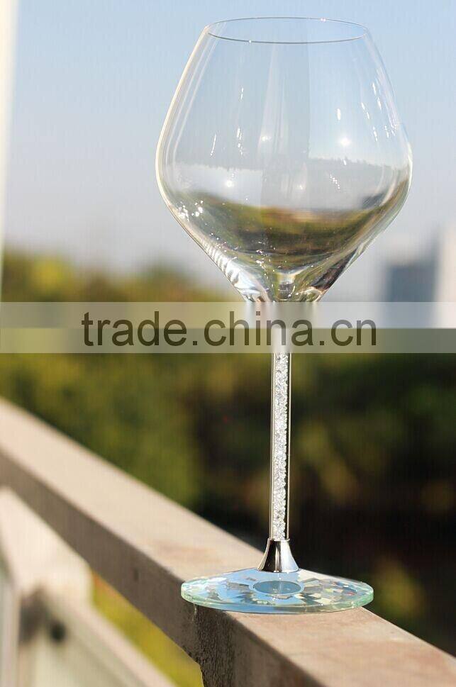 Wholesale new design FDA.SGS.certification clear crytal champagne/wine/drinking glass cup