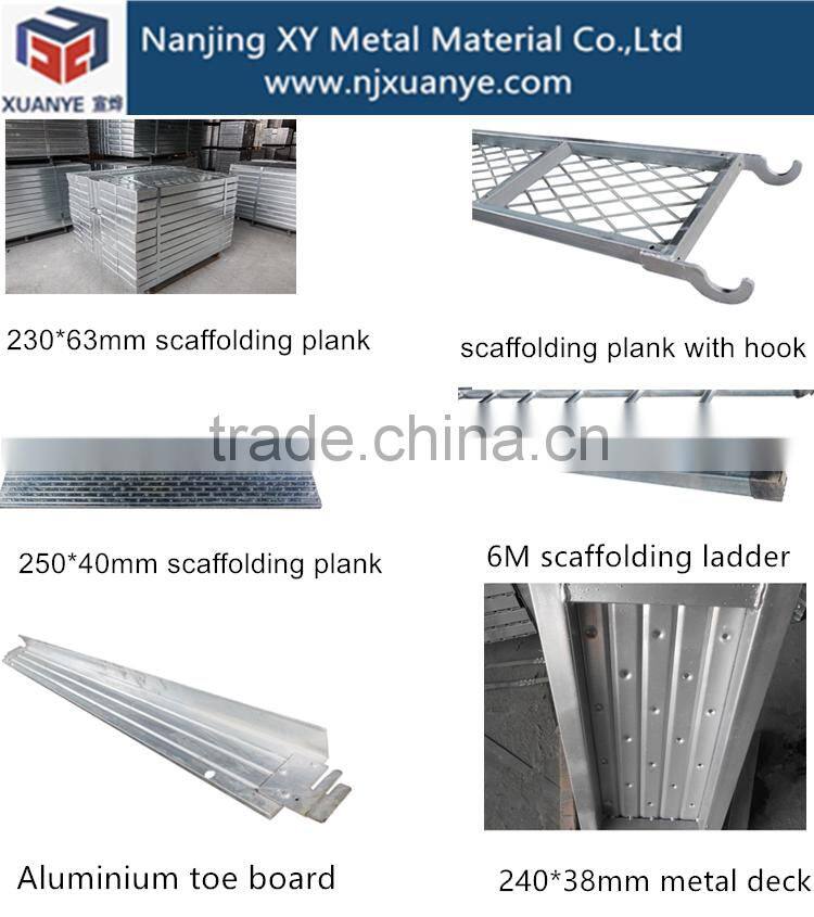 EN131 certified aluminium single straight ladders