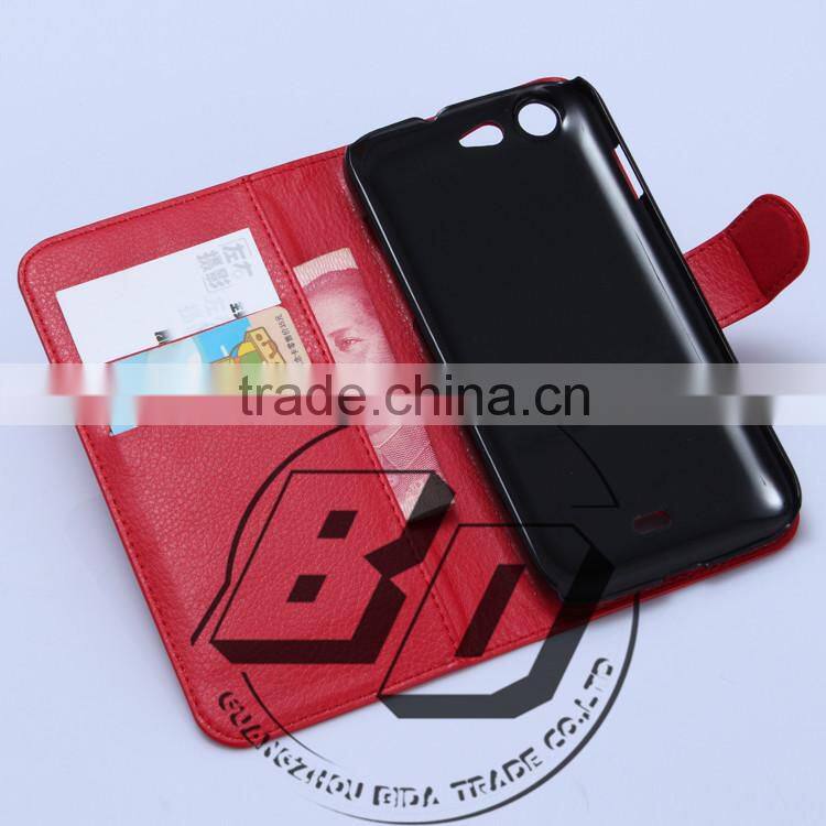 Wholesale Popular Flip Magnetic wallet leather case with card slots For Wiko Stairway leather case mobile phone case cover