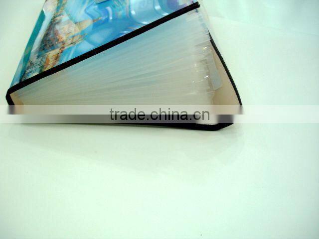 pp file holder/clear book/data book/a4 office pp clear plastic book cover