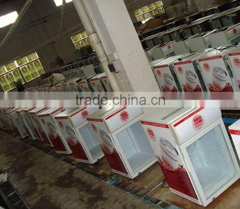 220L Upright commercial branding compressor fridge cooler