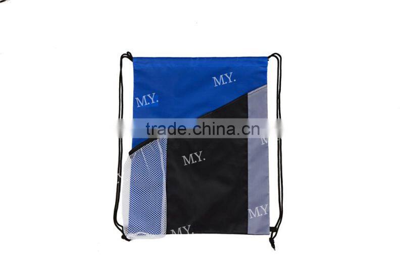 New Product fashion colorful 210D polyester shoes drawstring bag support printing