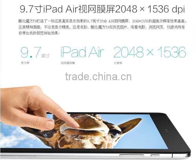 9.7" CUBE T9 MTK8752 Octa Core 4G phone Tablet PC 32GB ROM 2048x1536 Retina Screen 13.0MP GPS Phone Call CUBE T9