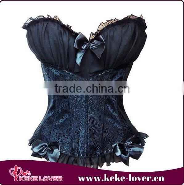good quality plus size fat woman sexy corset wholesale new design steel boned corset sexy women waist trainer corset