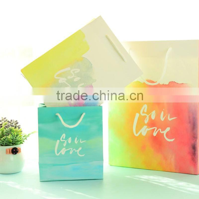 custom paper bag factory professional Yiwu paper bag manufacture