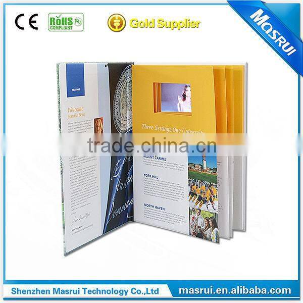 usb video player module for greeting card,video in print lcd
